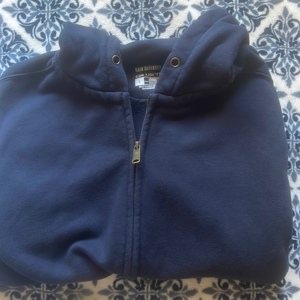 NAVY BLUE CARHARTT RAIN DEFENDER LOOSE FIT